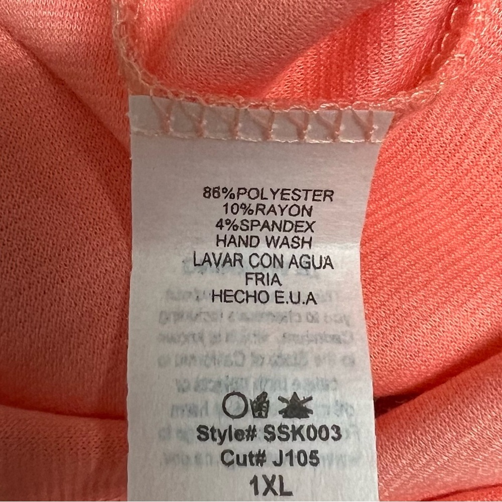 Ssoulm Vibrant Coral Pencil Skirt - Picture 9 of 10